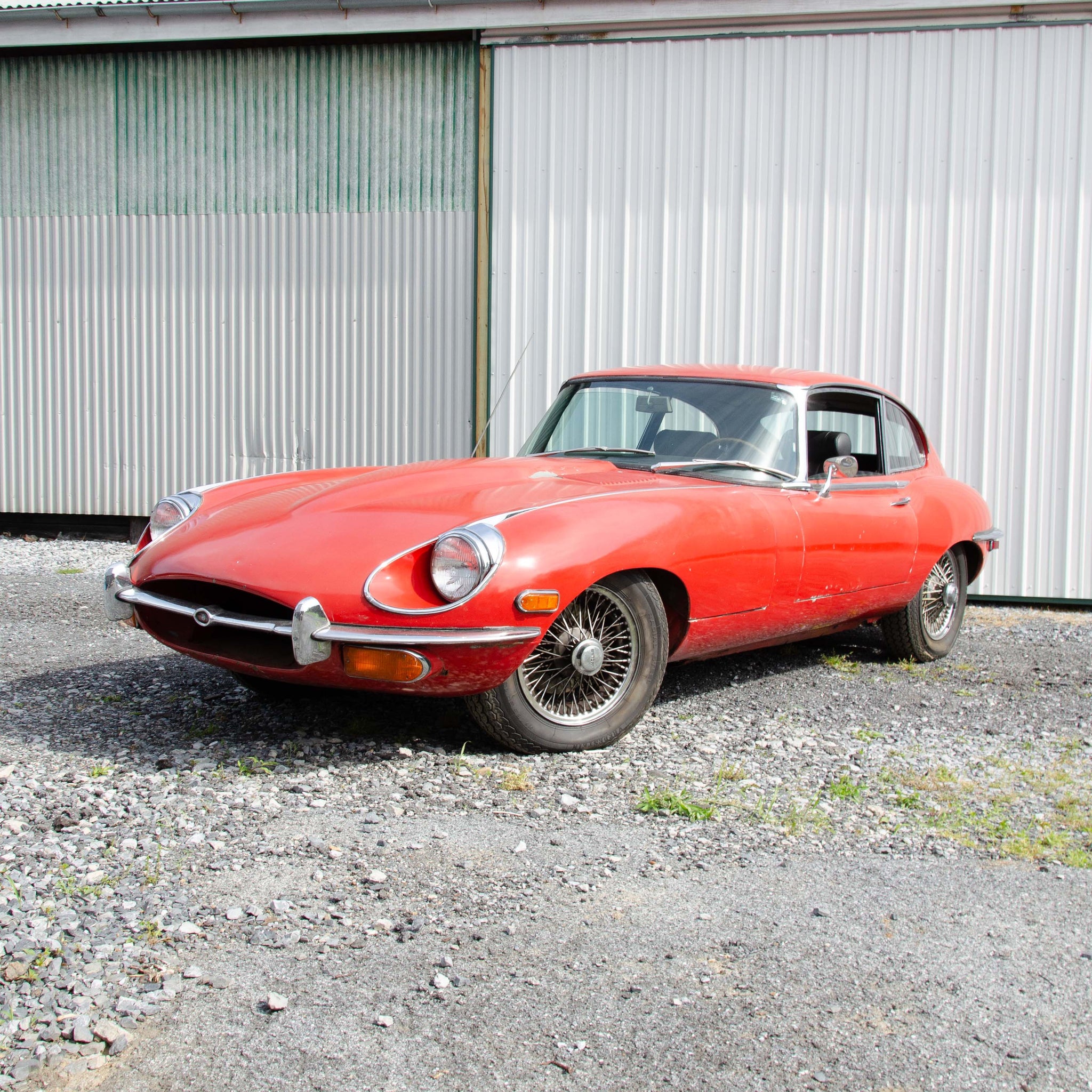 SOLD 1969 Jaguar XKE / E-Type 2+2 in Red on Black