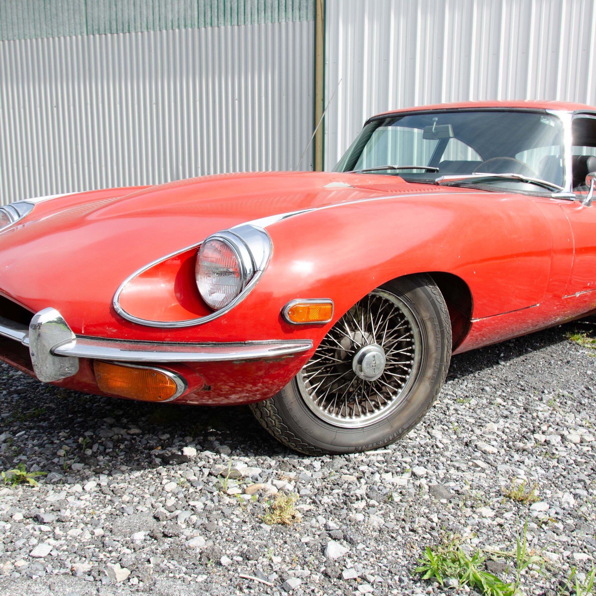 SOLD 1969 Jaguar XKE / E-Type 2+2 in Red on Black