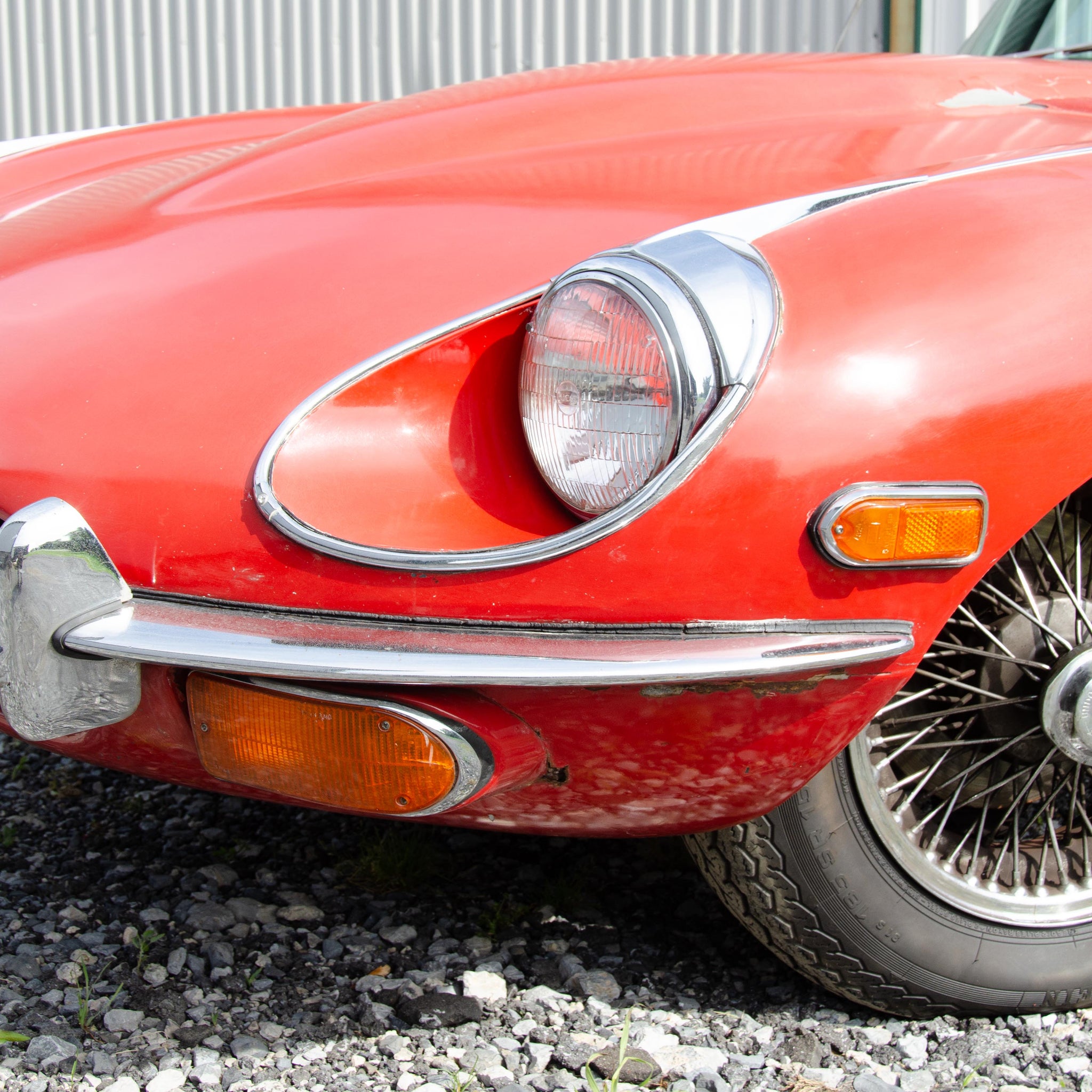 SOLD 1969 Jaguar XKE / E-Type 2+2 in Red on Black