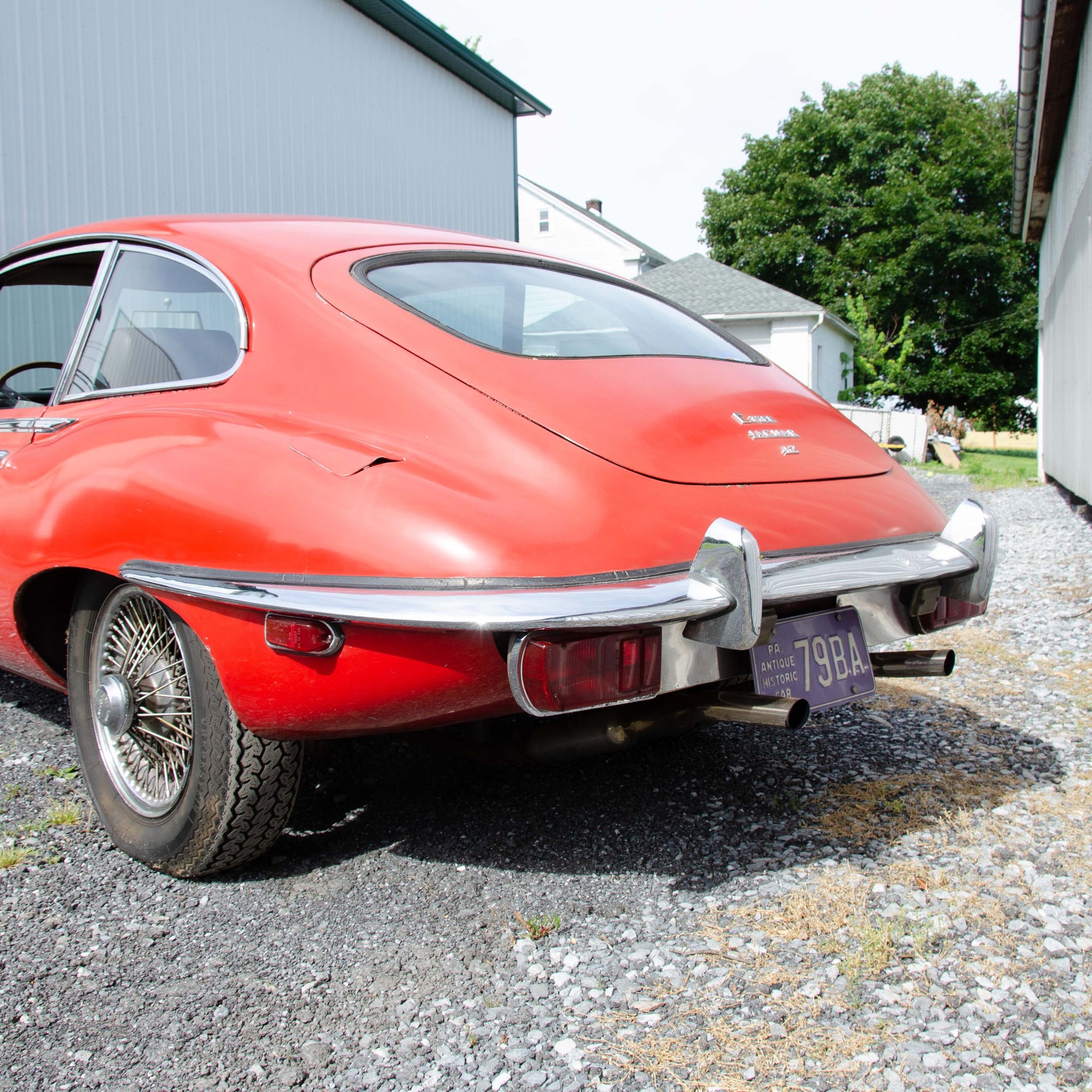 SOLD 1969 Jaguar XKE / E-Type 2+2 in Red on Black