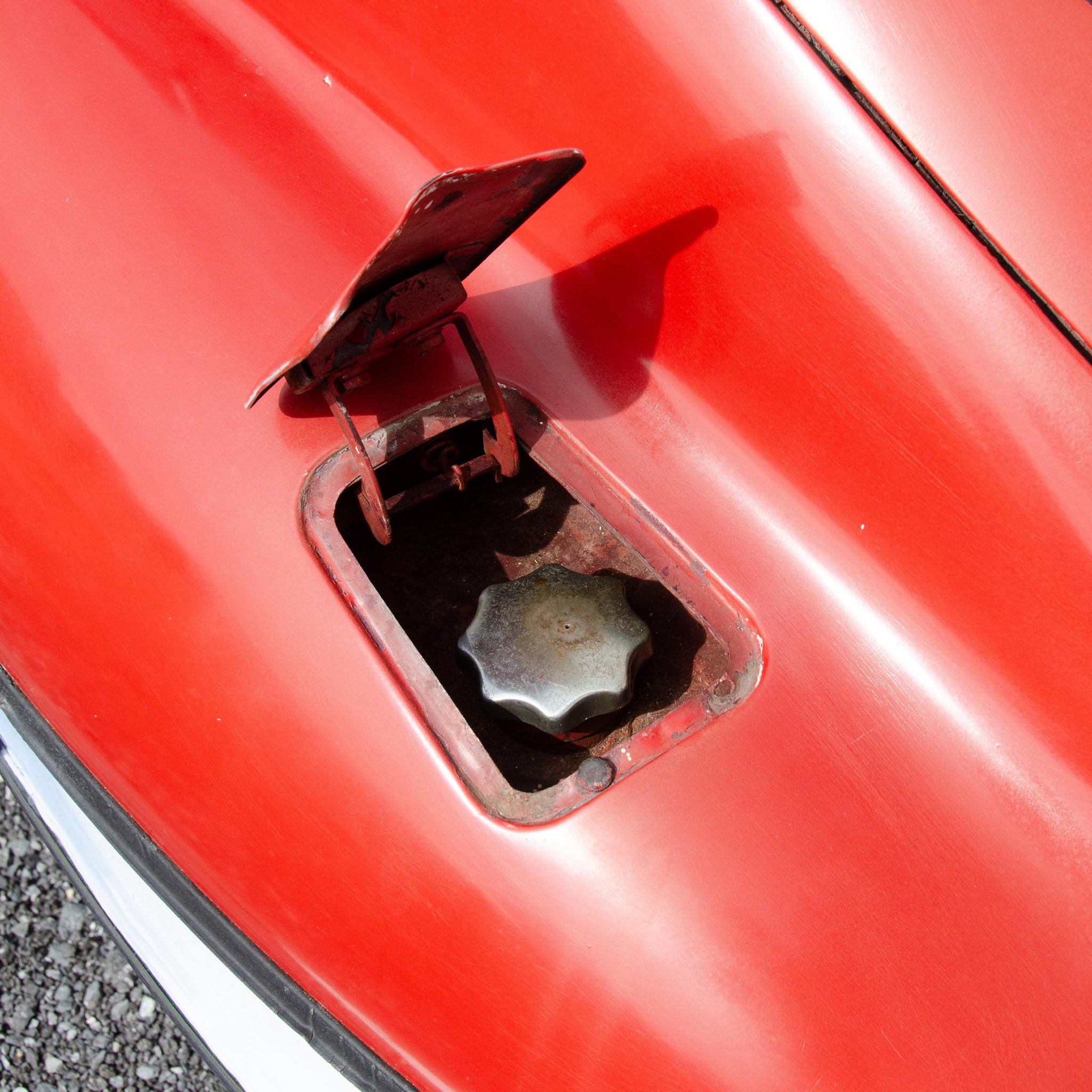 SOLD 1969 Jaguar XKE / E-Type 2+2 in Red on Black