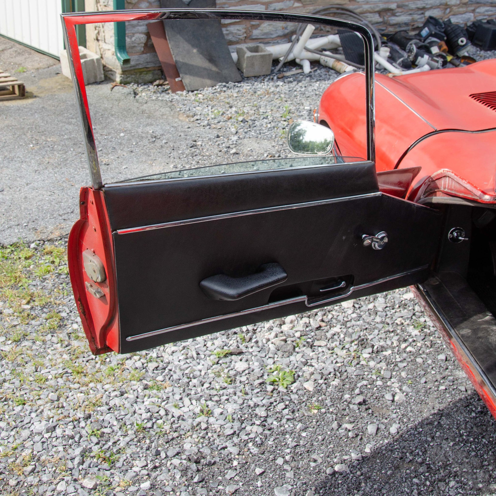 SOLD 1969 Jaguar XKE / E-Type 2+2 in Red on Black