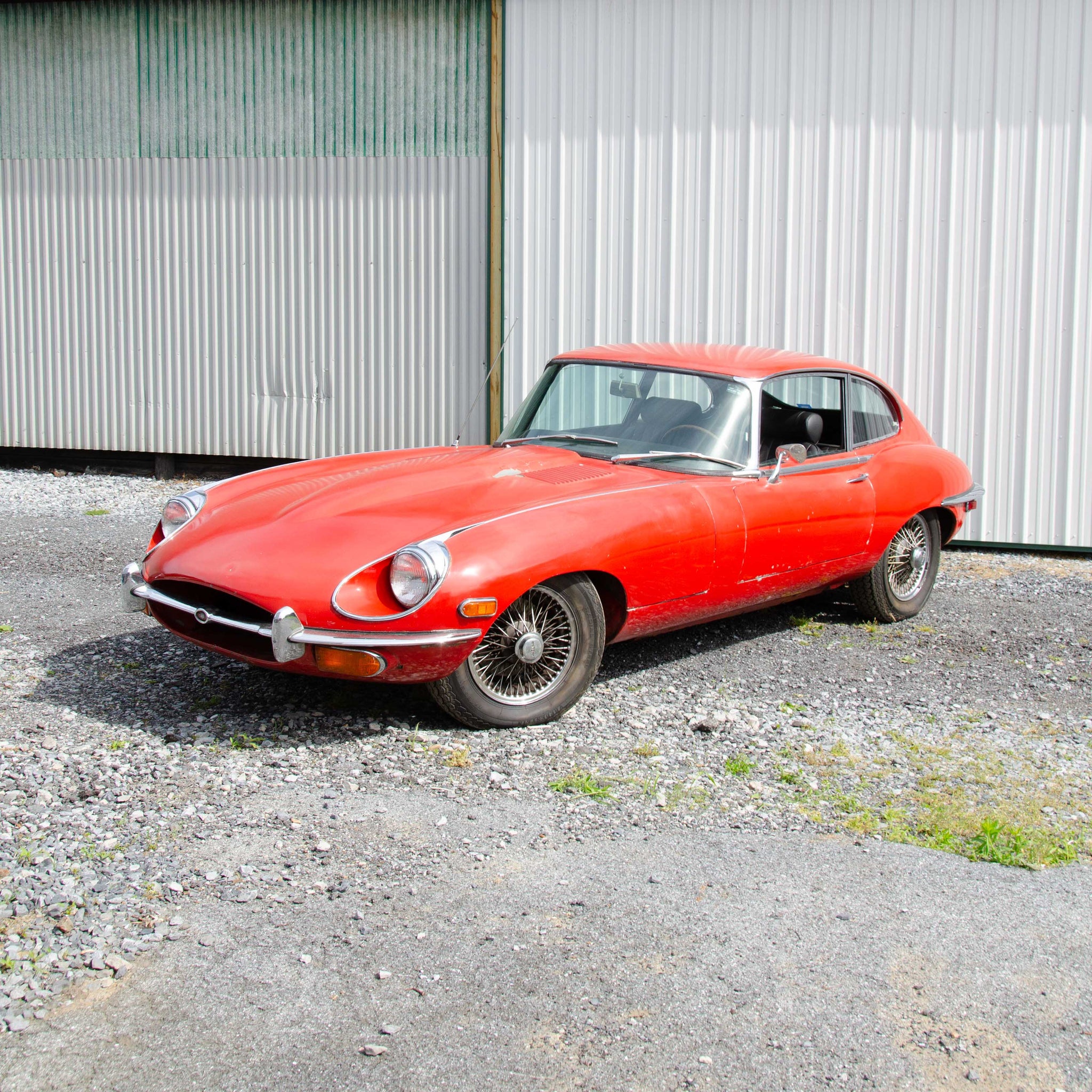 SOLD 1969 Jaguar XKE / E-Type 2+2 in Red on Black