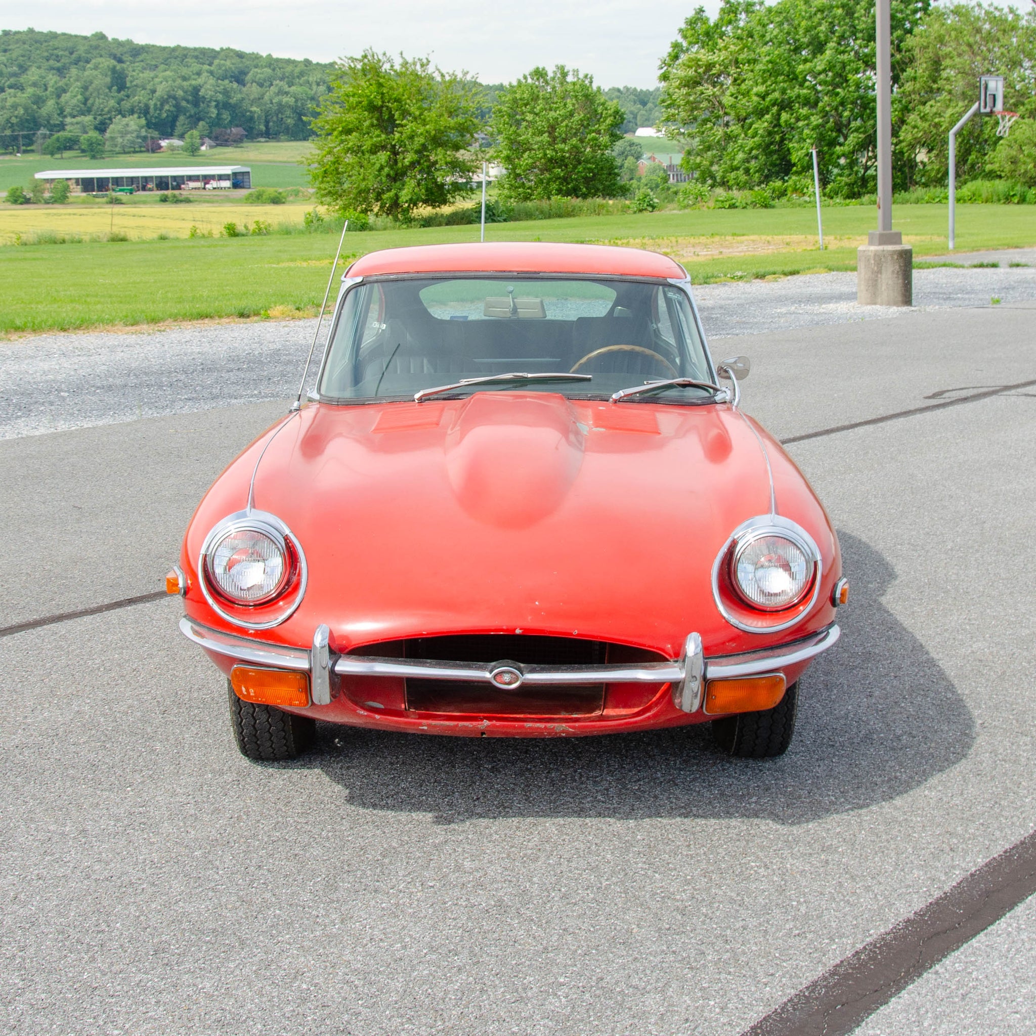 SOLD 1969 Jaguar XKE / E-Type 2+2 in Red on Black