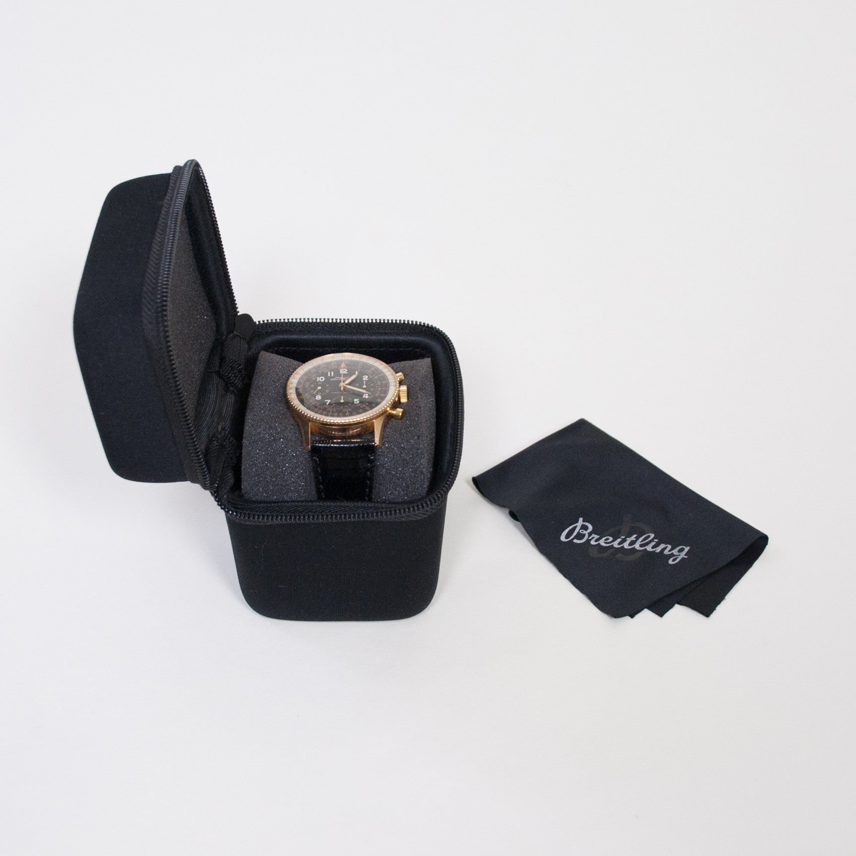 SOLD 1963 Breitling 806 Navitimer Mint! Mark Theresa Heist Restored Gold Fill