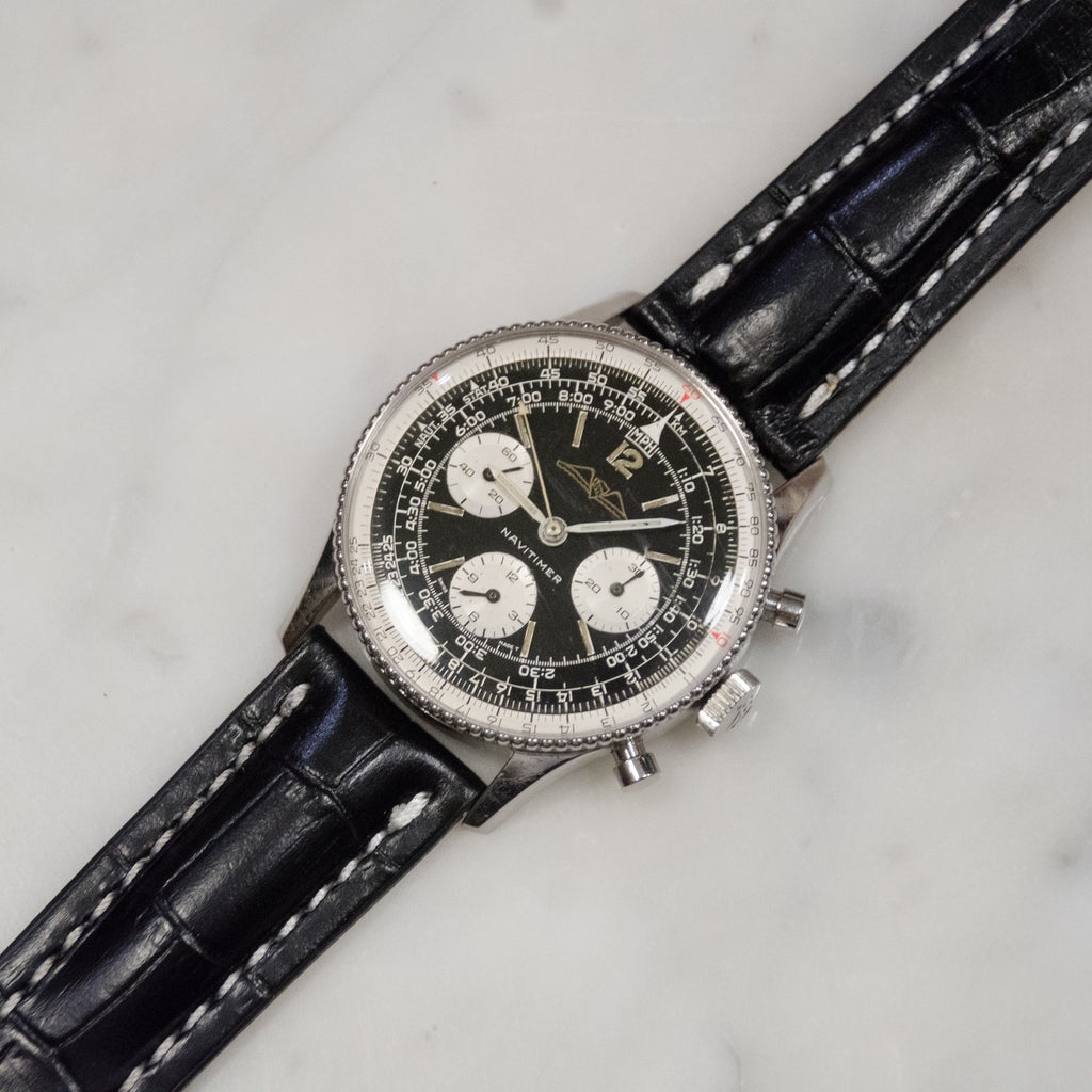 SOLD 1960 Vintage Breitling 806 Navitimer Watch! Just Serviced Rice Bead Bezel