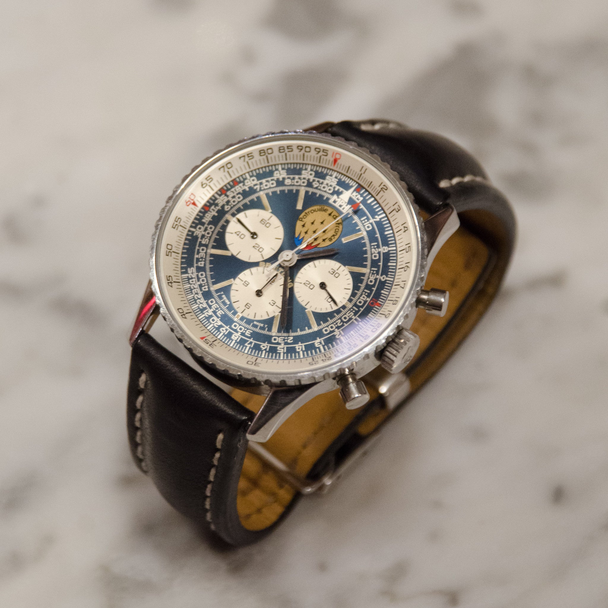 SOLD Breitling Navitimer Patrouille De France Limited Edition 1994 With Display Back