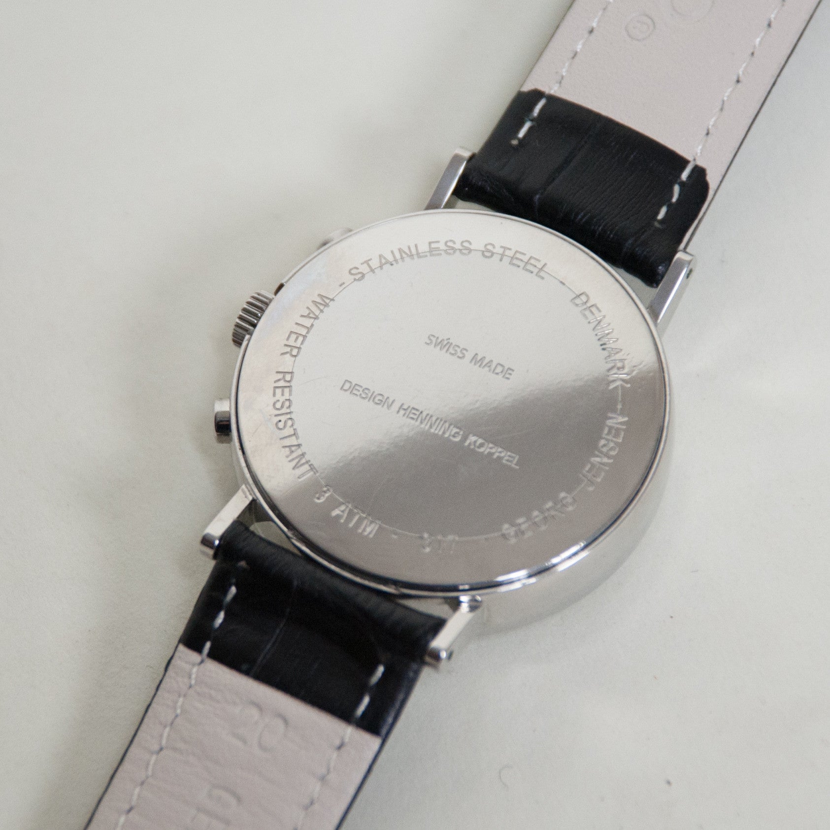 SOLD Georg Jensen No. 317 38mm Henning Koppel Chronograph Swiss / Danish