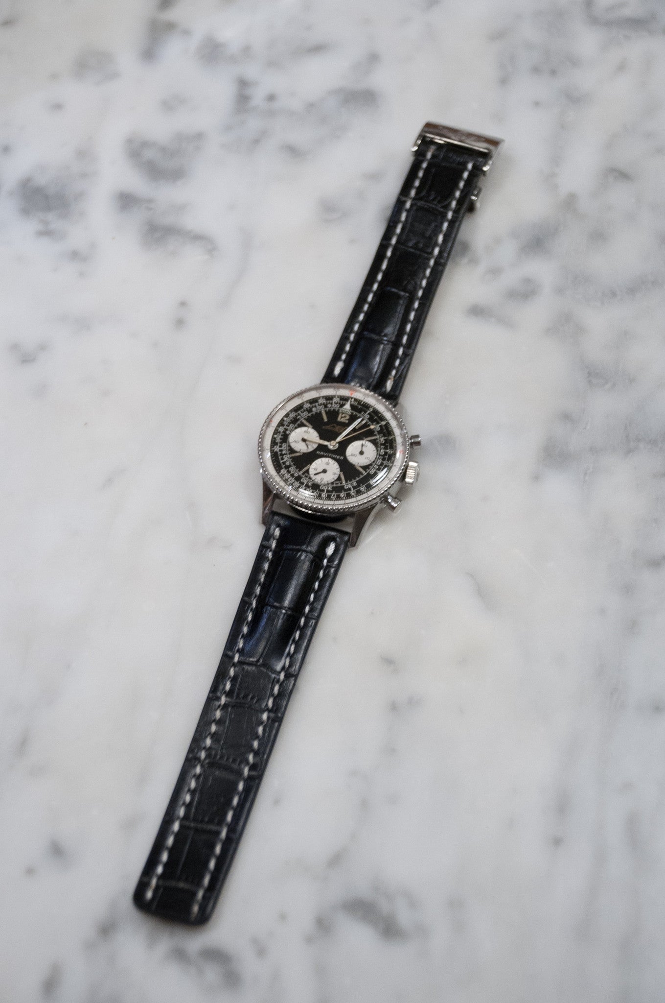 SOLD 1960 Vintage Breitling 806 Navitimer Watch! Just Serviced Rice Bead Bezel