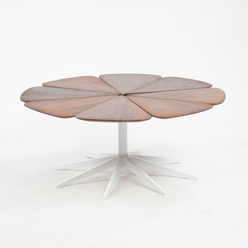 1960's Richard Schultz For Knoll International Petal Coffee Table Vintage Redwood