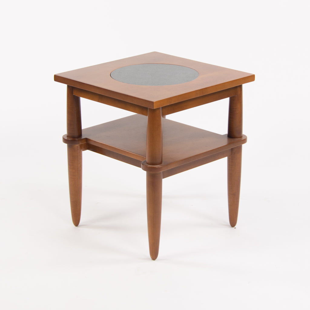 1990s Vintage Michael Graves Design End Side Table Cherry Postmodern