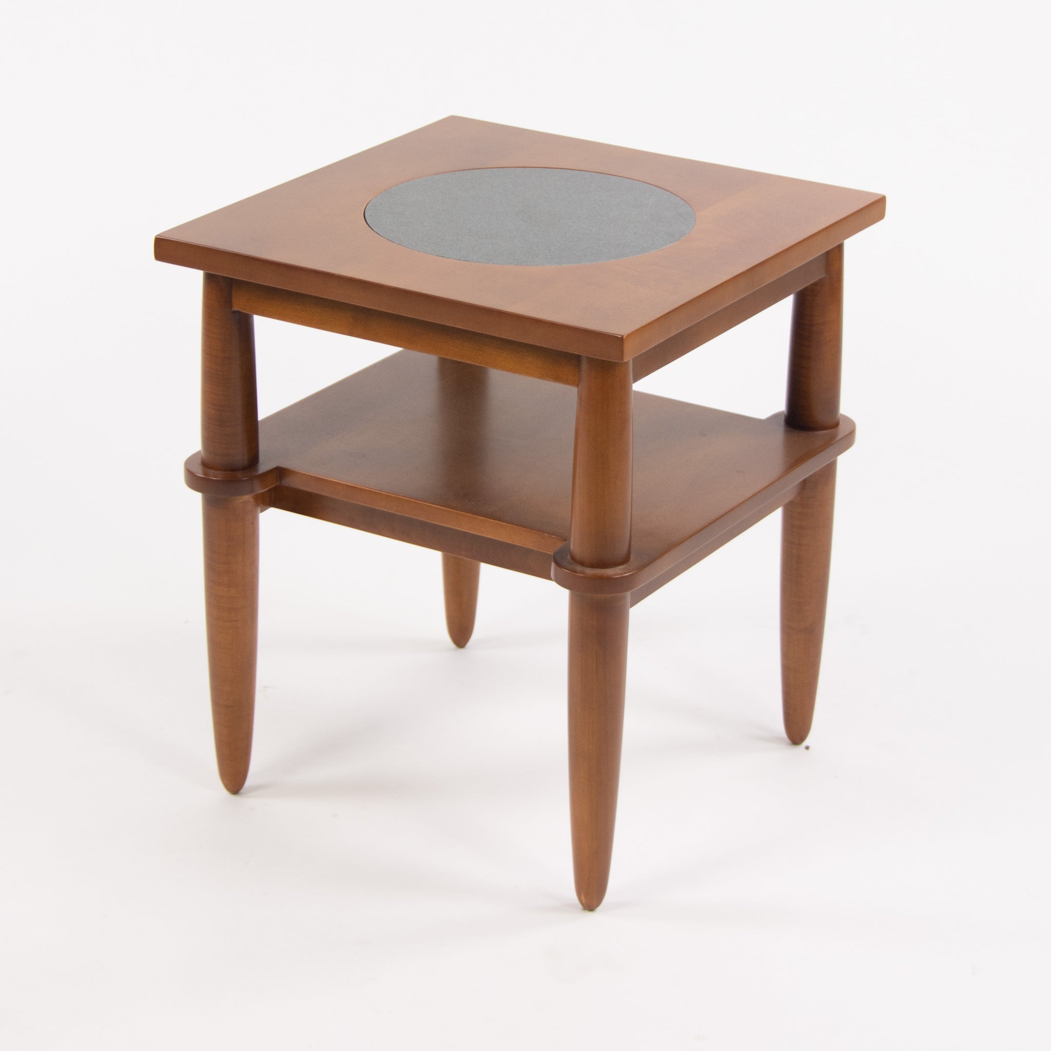 1990s Vintage Michael Graves Design End Side Table Cherry Postmodern