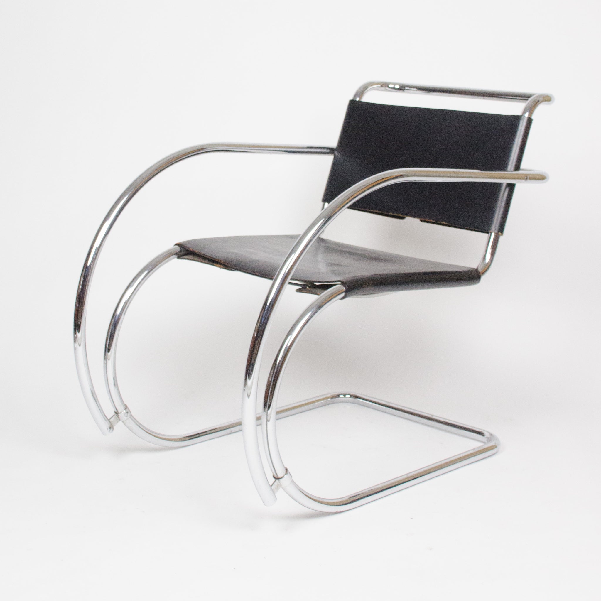 SOLD Knoll International Mies Van Der Rohe MR20 Lounge Armchairs