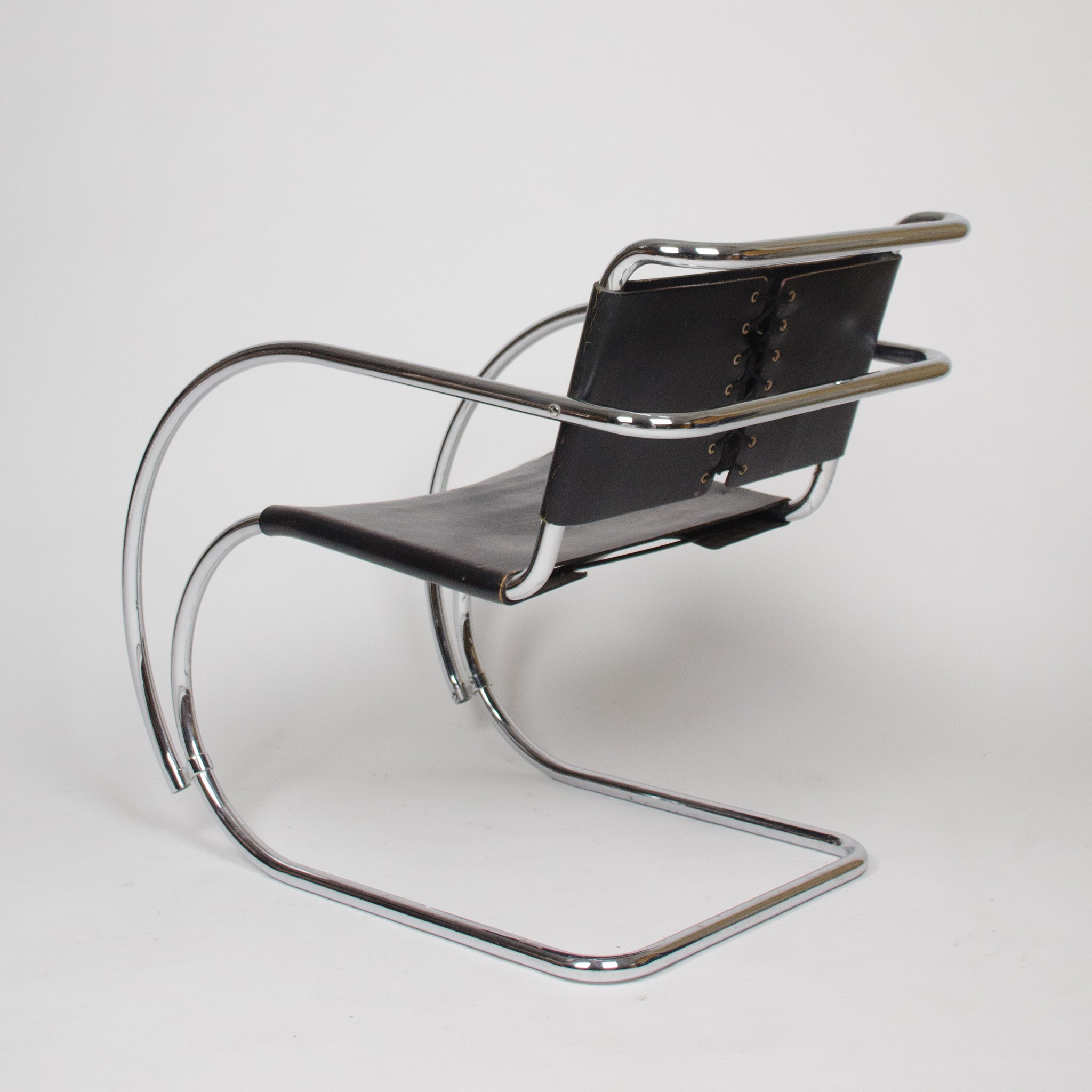 SOLD Knoll International Mies Van Der Rohe MR20 Lounge Armchairs