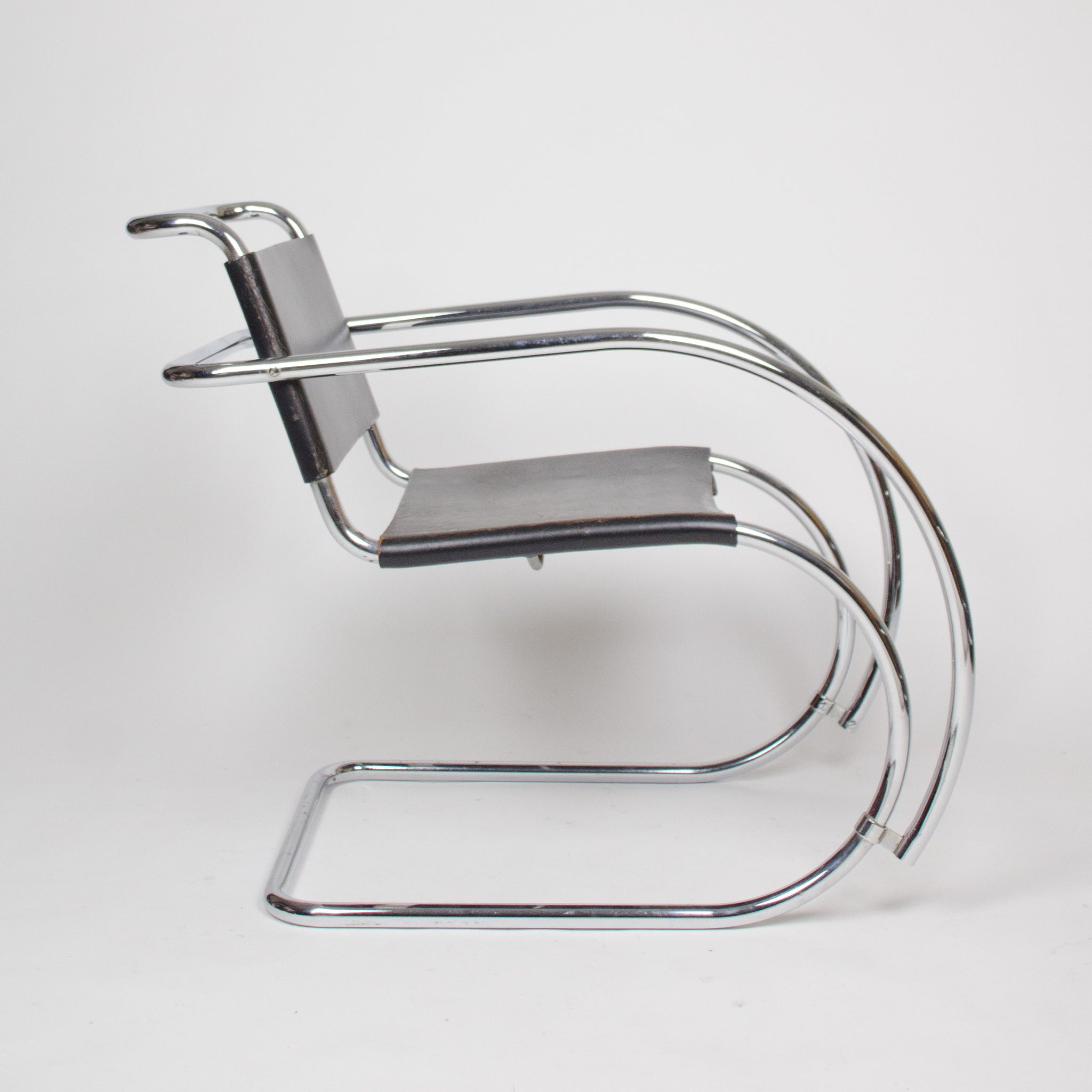 SOLD Knoll International Mies Van Der Rohe MR20 Lounge Armchairs