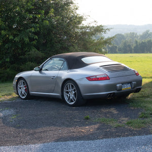 SOLD 2006 Porsche 911 Carrera S Cabriolet in GT Silver Metallic with Cocoa Interior