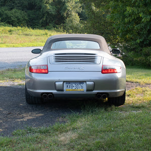 SOLD 2006 Porsche 911 Carrera S Cabriolet in GT Silver Metallic with Cocoa Interior