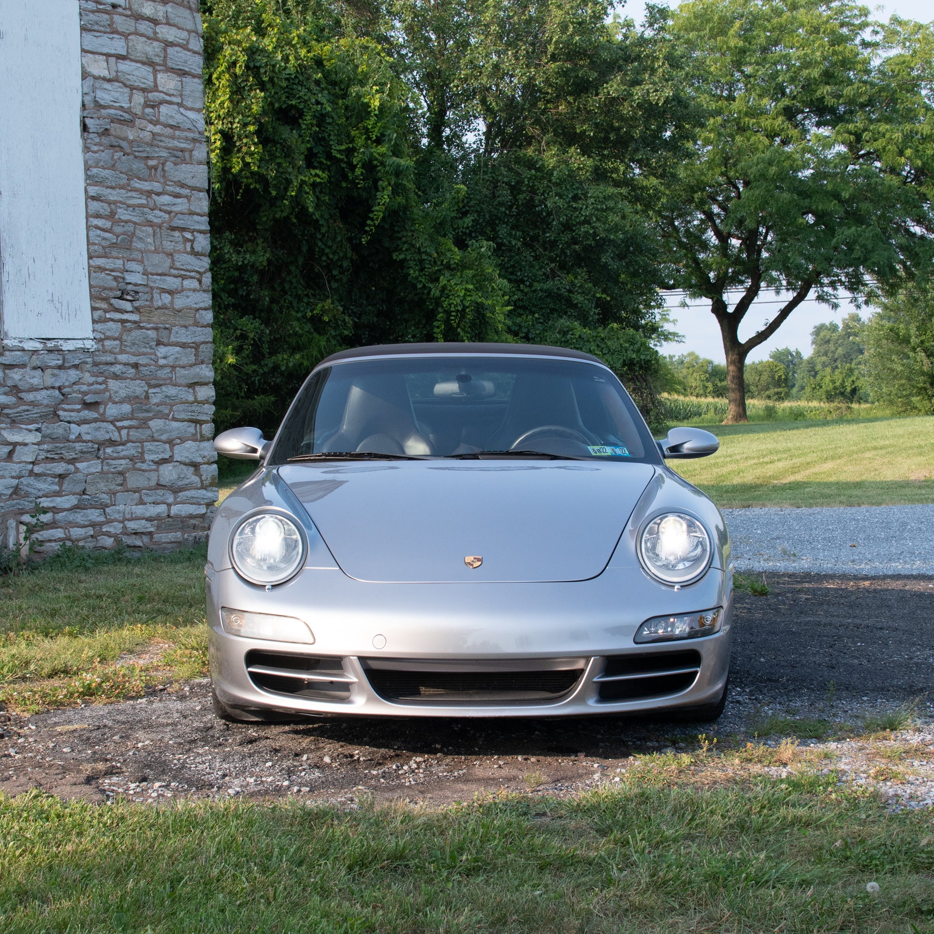 SOLD 2006 Porsche 911 Carrera S Cabriolet in GT Silver Metallic with Cocoa Interior
