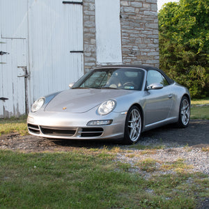 SOLD 2006 Porsche 911 Carrera S Cabriolet in GT Silver Metallic with Cocoa Interior