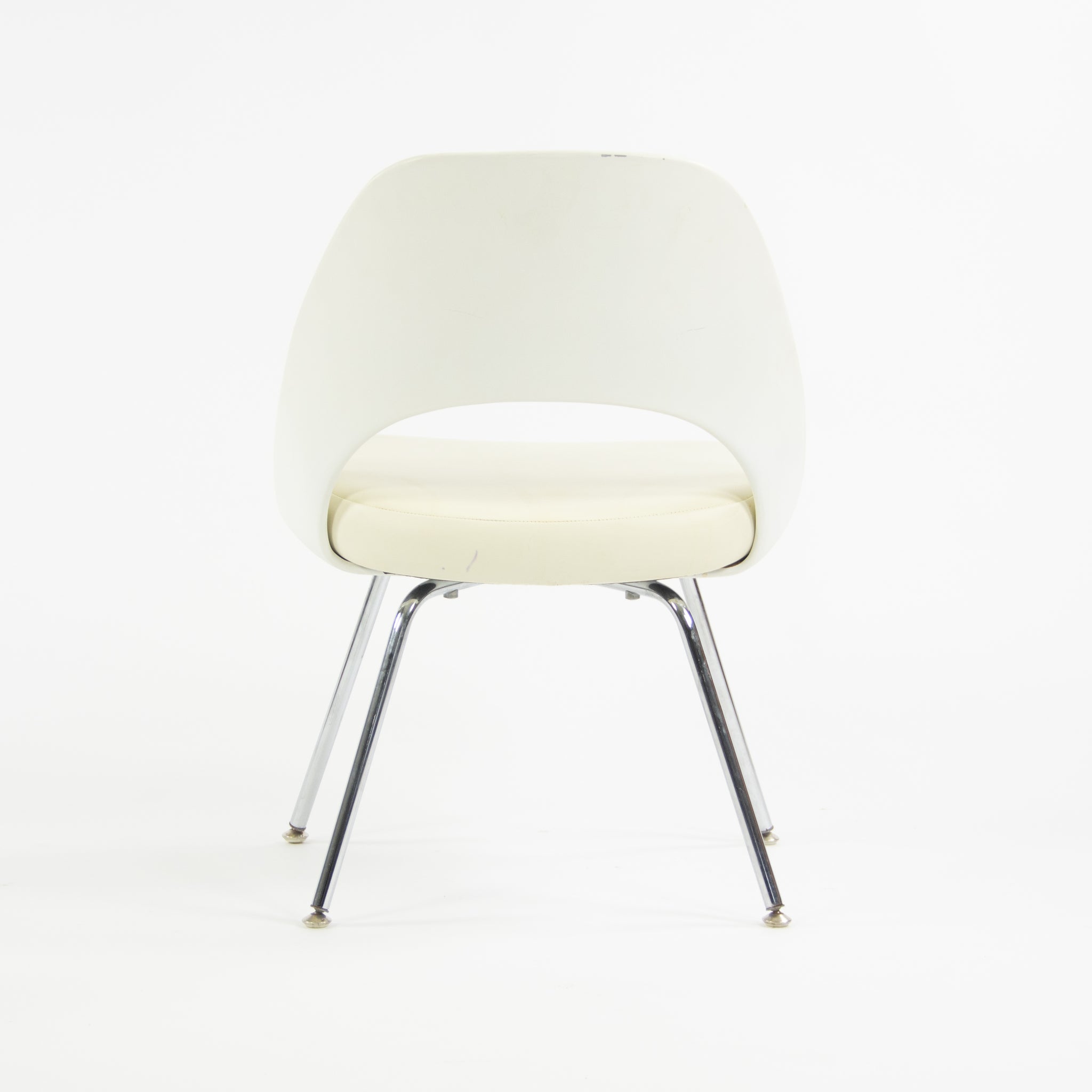 2014 Knoll Studio Eero Saarinen Executive Armless Side Chairs White 150+ Available