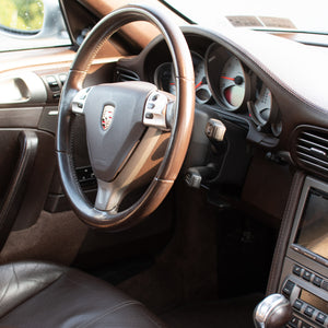 SOLD 2006 Porsche 911 Carrera S Cabriolet in GT Silver Metallic with Cocoa Interior