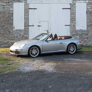 SOLD 2006 Porsche 911 Carrera S Cabriolet in GT Silver Metallic with Cocoa Interior
