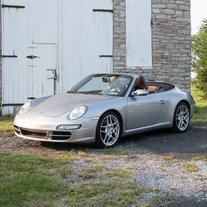 SOLD 2006 Porsche 911 Carrera S Cabriolet in GT Silver Metallic with Cocoa Interior