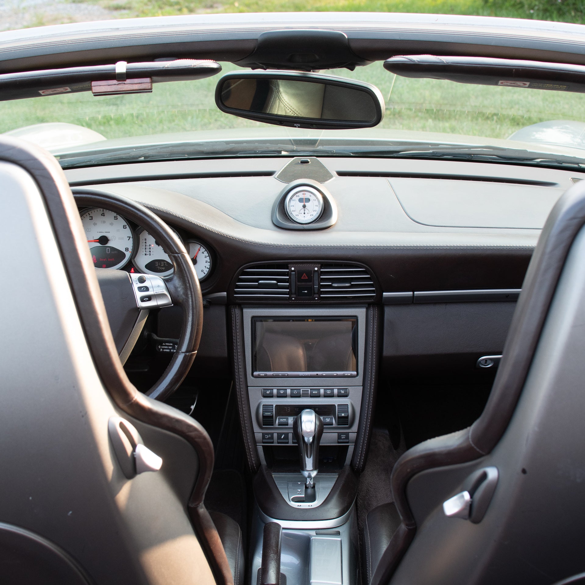SOLD 2006 Porsche 911 Carrera S Cabriolet in GT Silver Metallic with Cocoa Interior