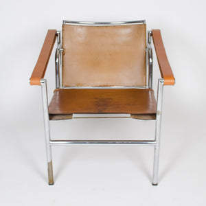 1950's Authentic Le Corbusier Marked STENDIG LC1 Basculant Chairs Thonet Cassina