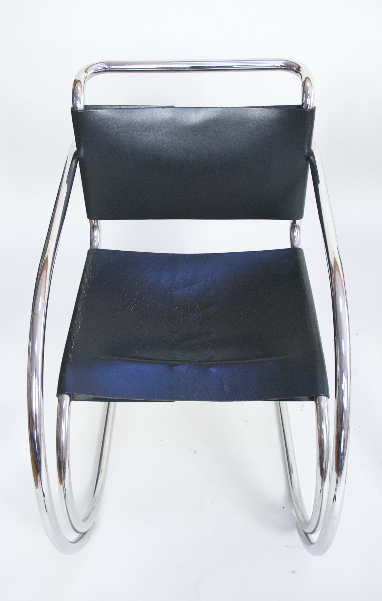SOLD Knoll International Mies Van Der Rohe MR20 Armchairs - Bauhaus Era