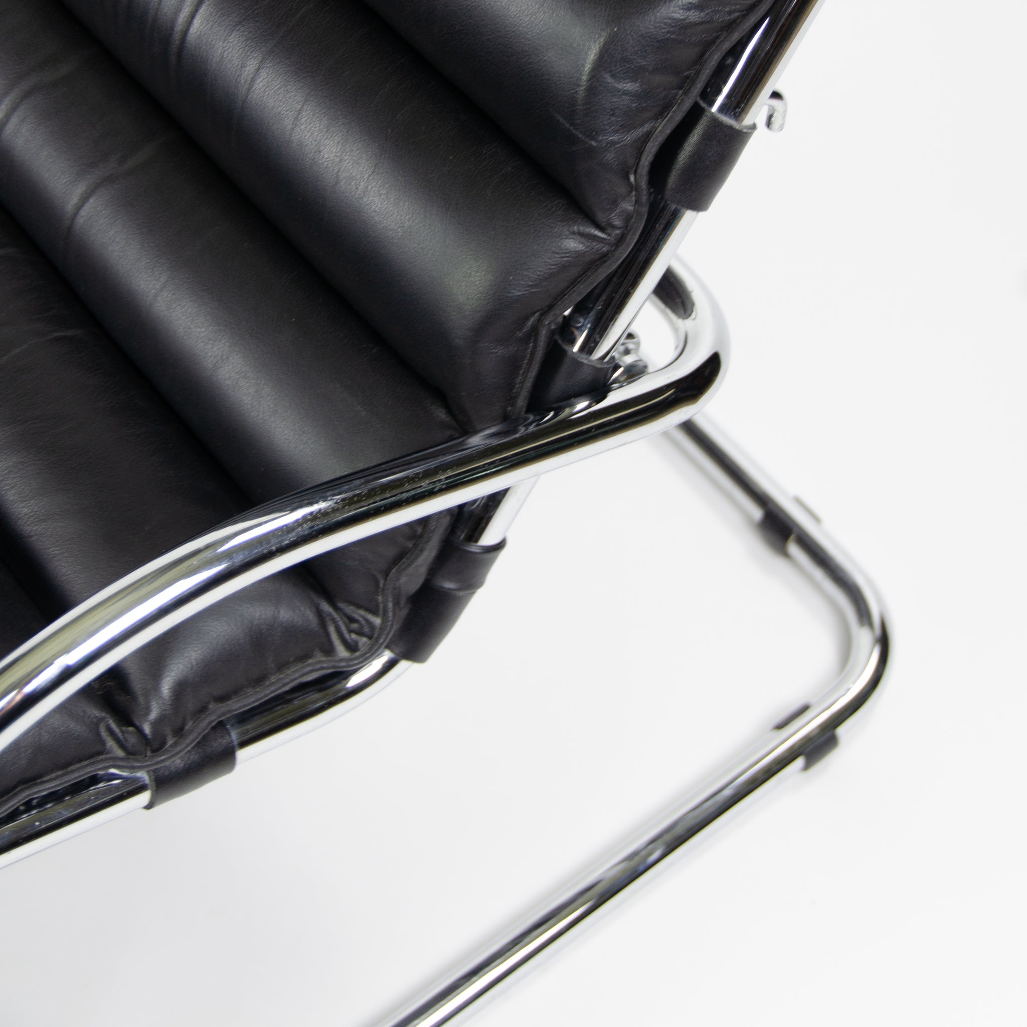 SOLD Knoll International Mies Van Der Rohe MR Chaise Adjustable Lounge Vintage Pair