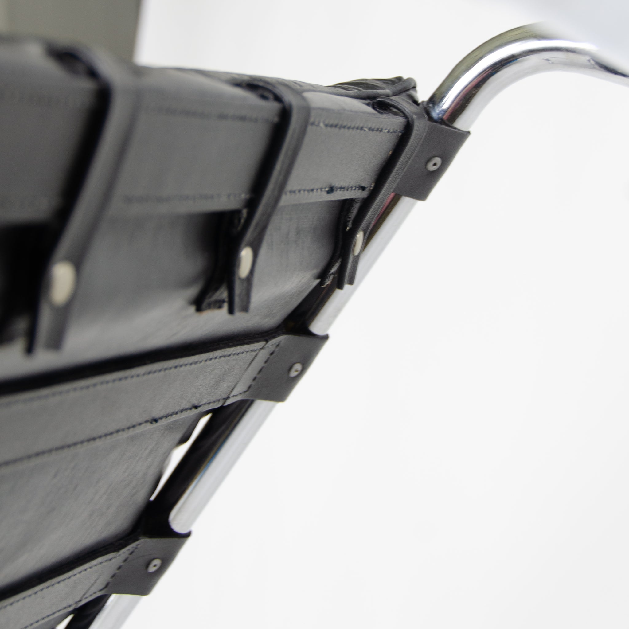 SOLD Knoll International Mies Van Der Rohe MR Chaise Adjustable Lounge Vintage Pair