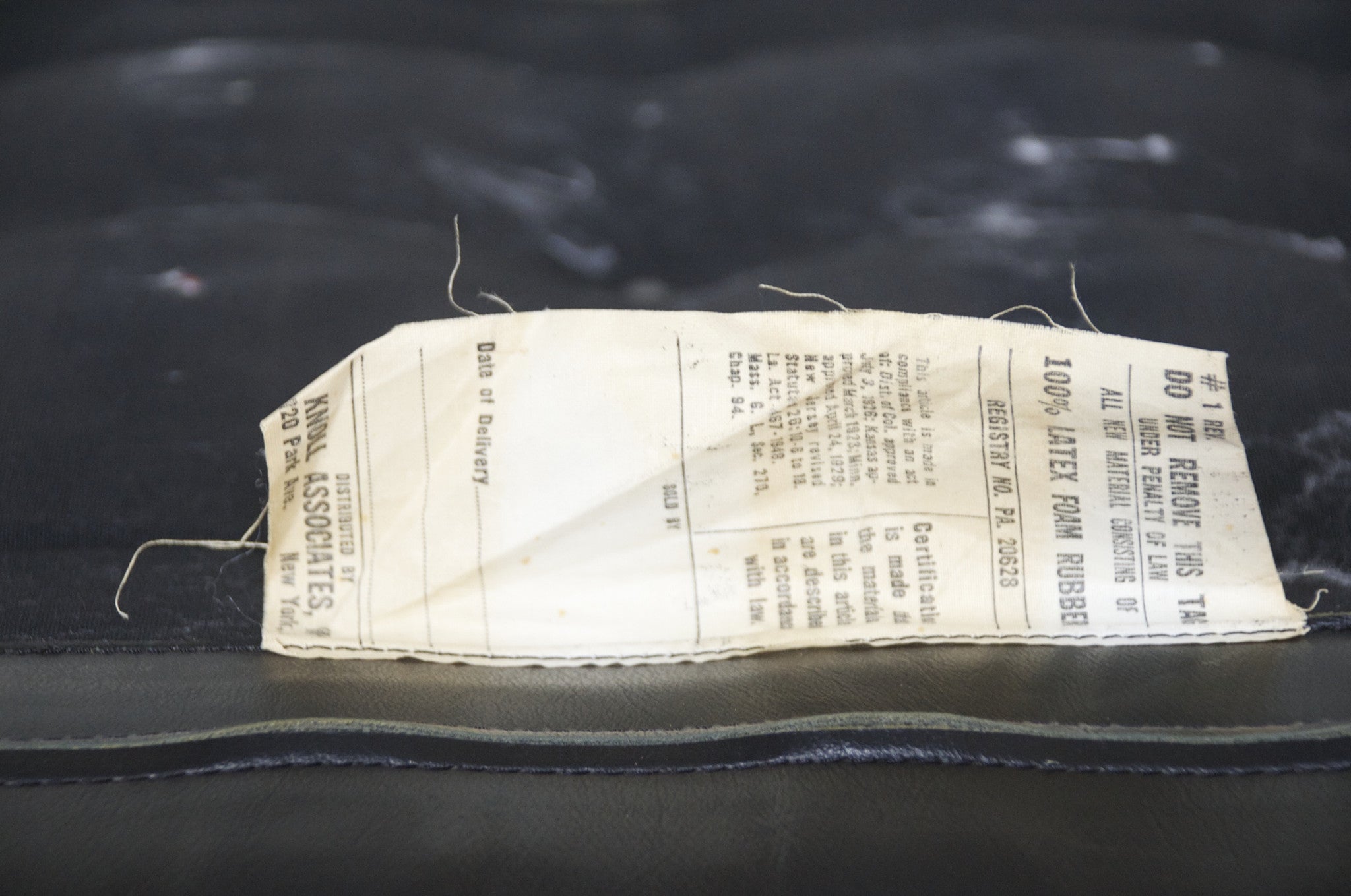 SOLD Knoll Barcelona Chair Mies Van Der Rohe Black Leather Gorgeous Condition #2 of 2