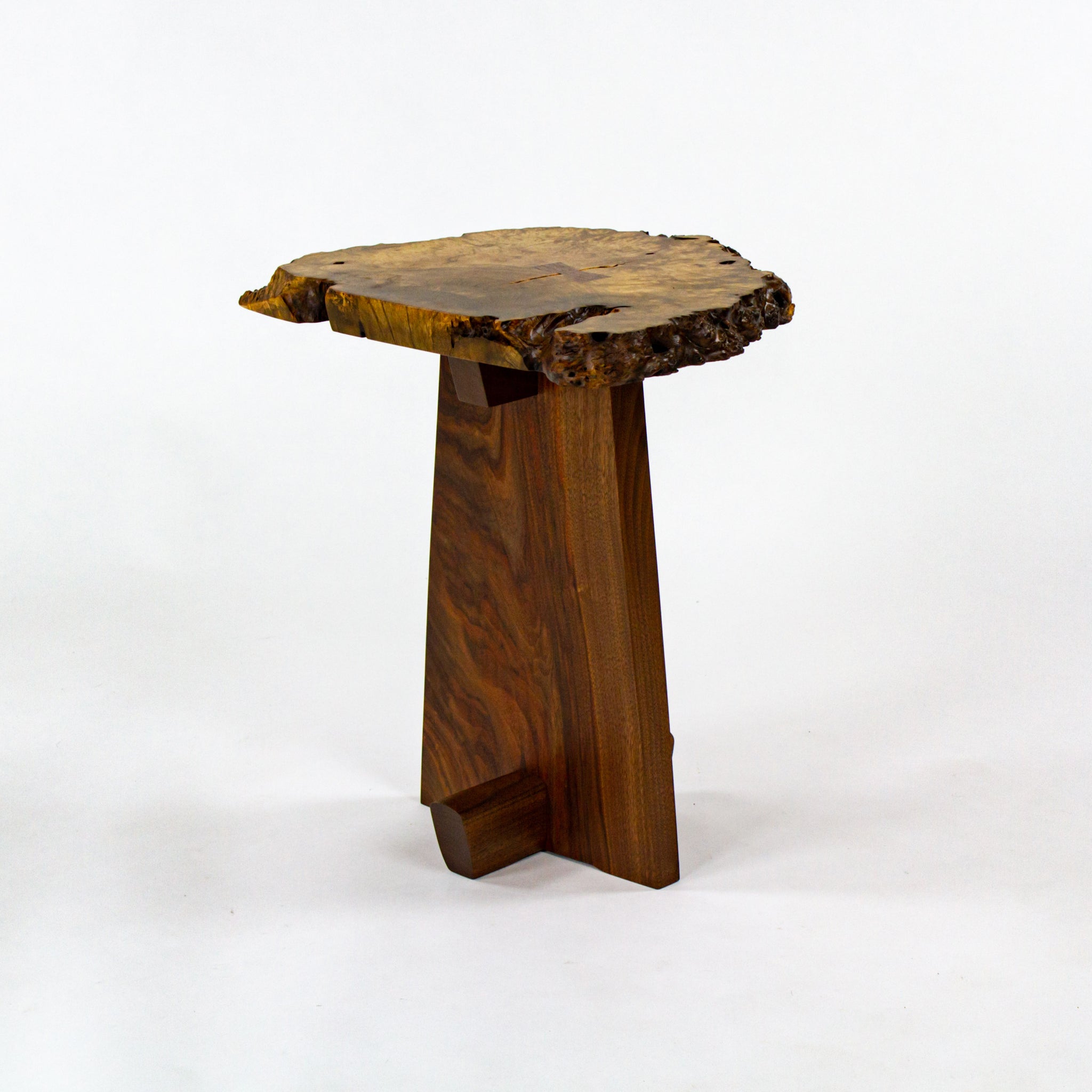 Mira Nakashima Myrtle Burl Minguren I Side Table George Nakashima Studio
