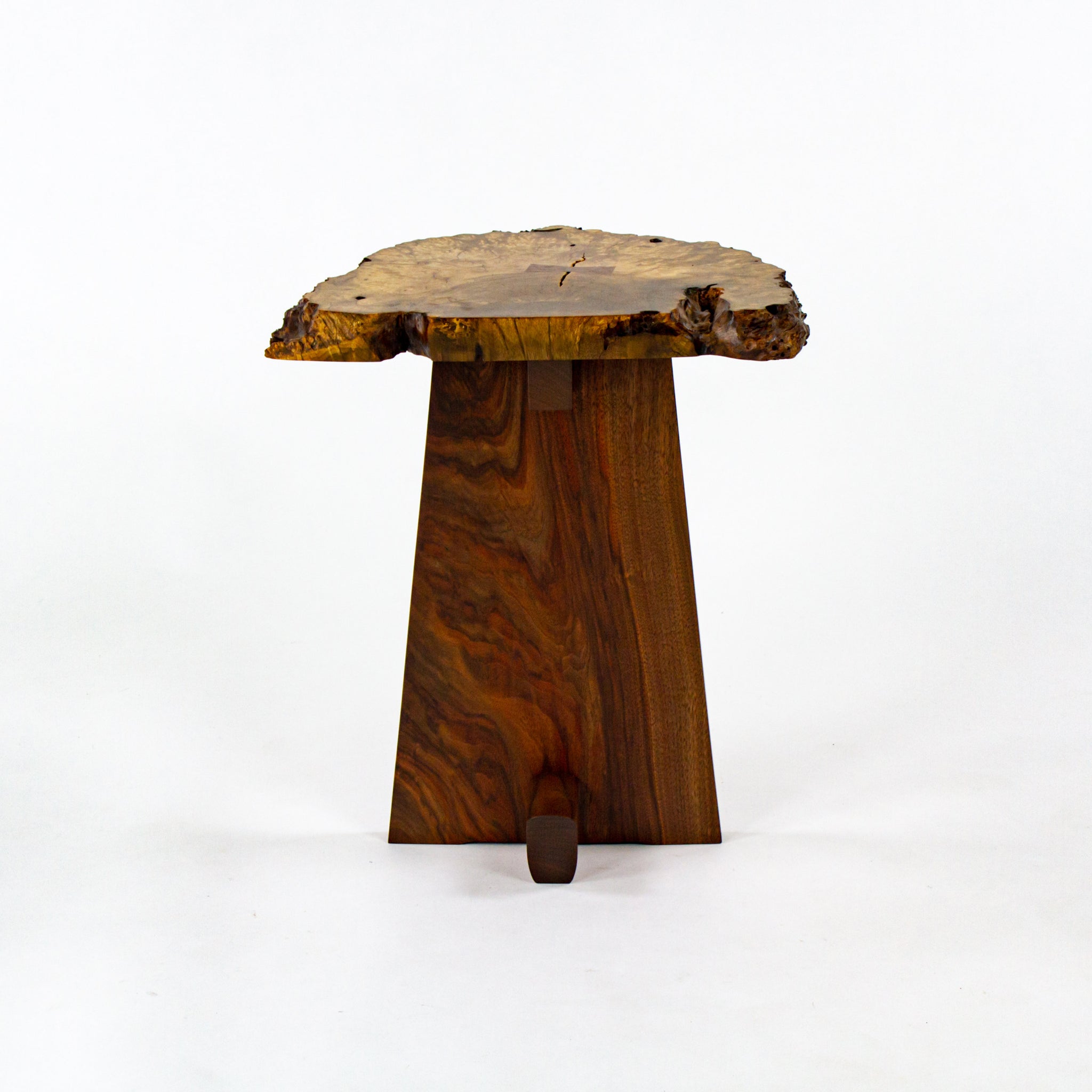 Mira Nakashima Myrtle Burl Minguren I Side Table George Nakashima Studio