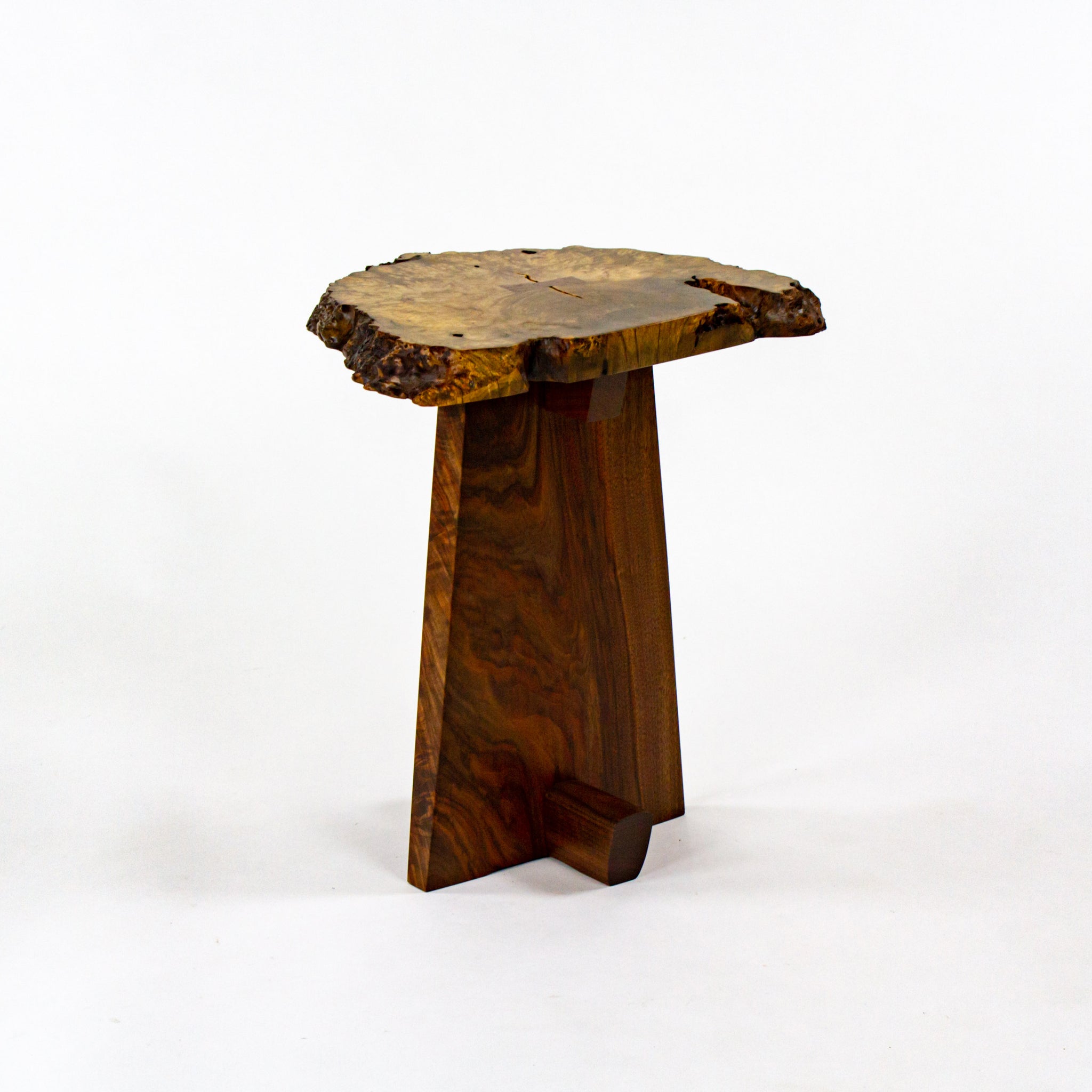 Mira Nakashima Myrtle Burl Minguren I Side Table George Nakashima Studio
