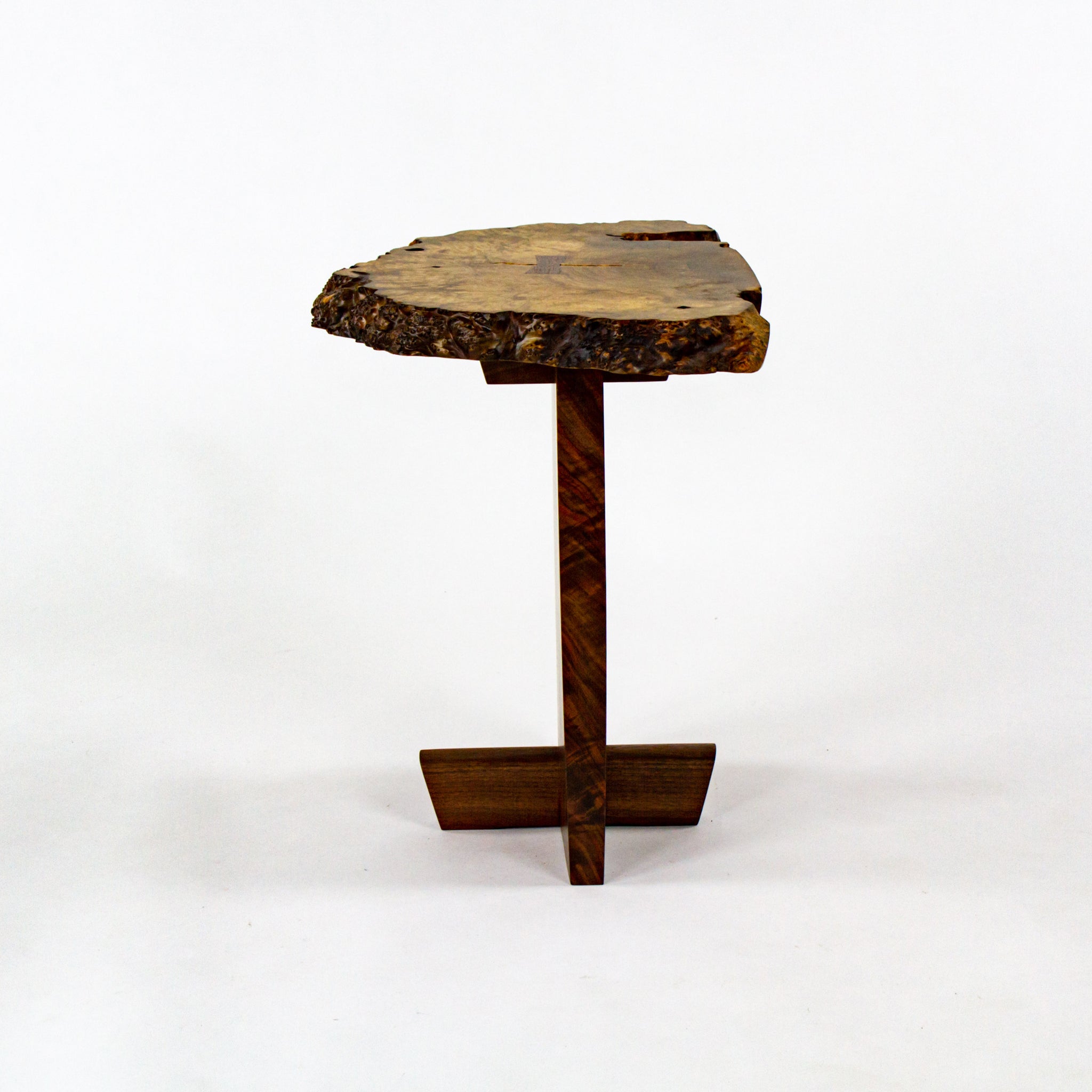 Mira Nakashima Myrtle Burl Minguren I Side Table George Nakashima Studio