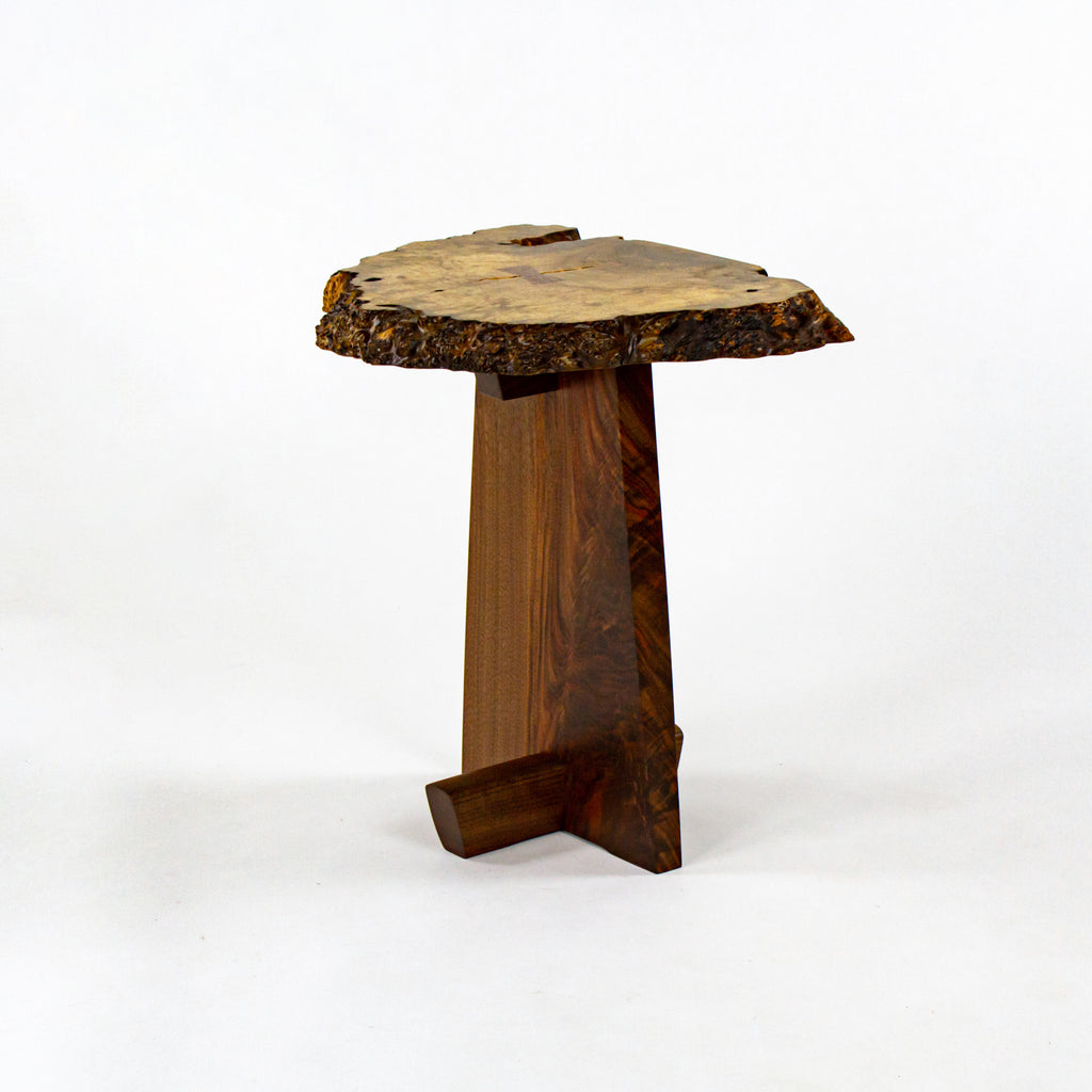 Mira Nakashima Myrtle Burl Minguren I Side Table George Nakashima Studio