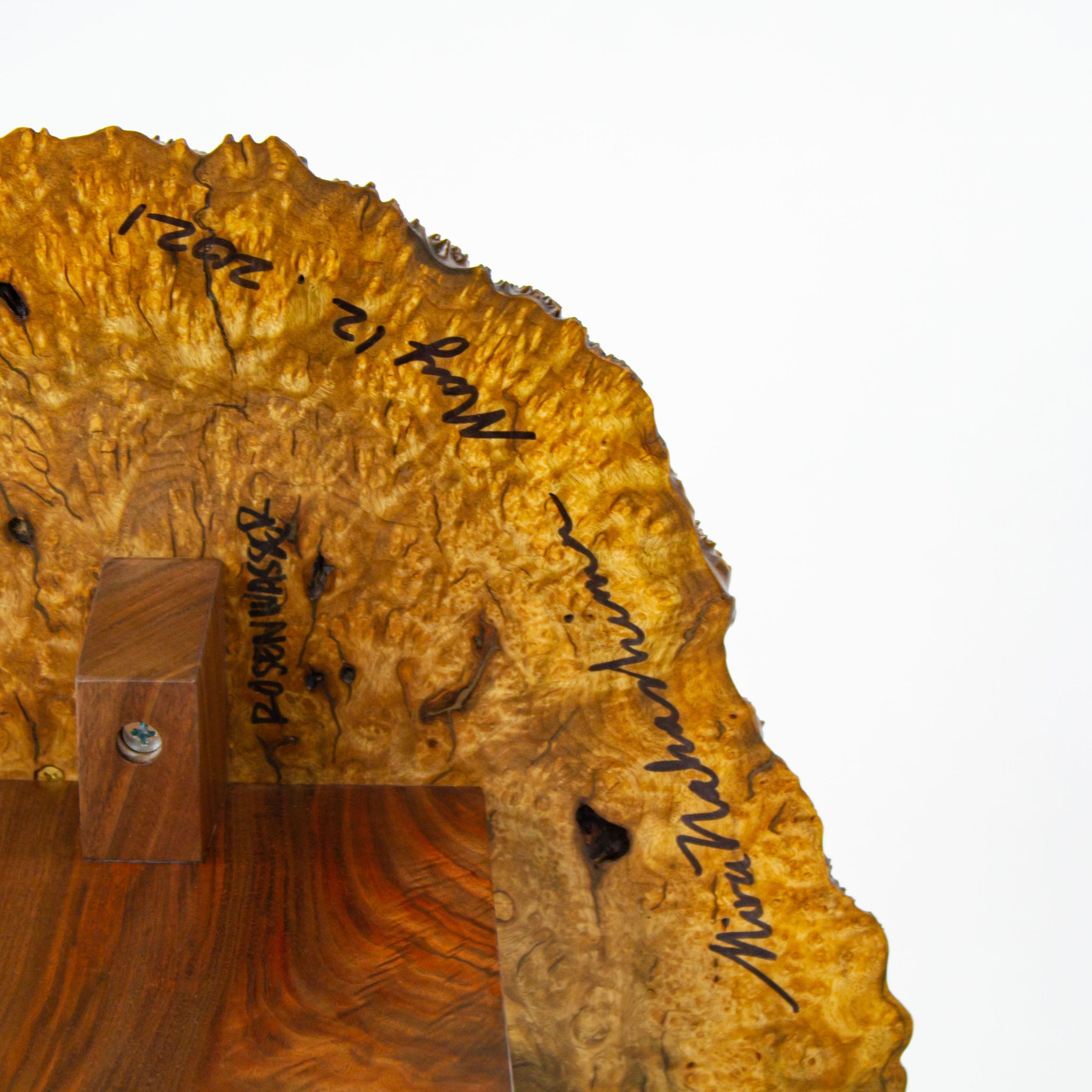 Mira Nakashima Myrtle Burl Minguren I Side Table George Nakashima Studio