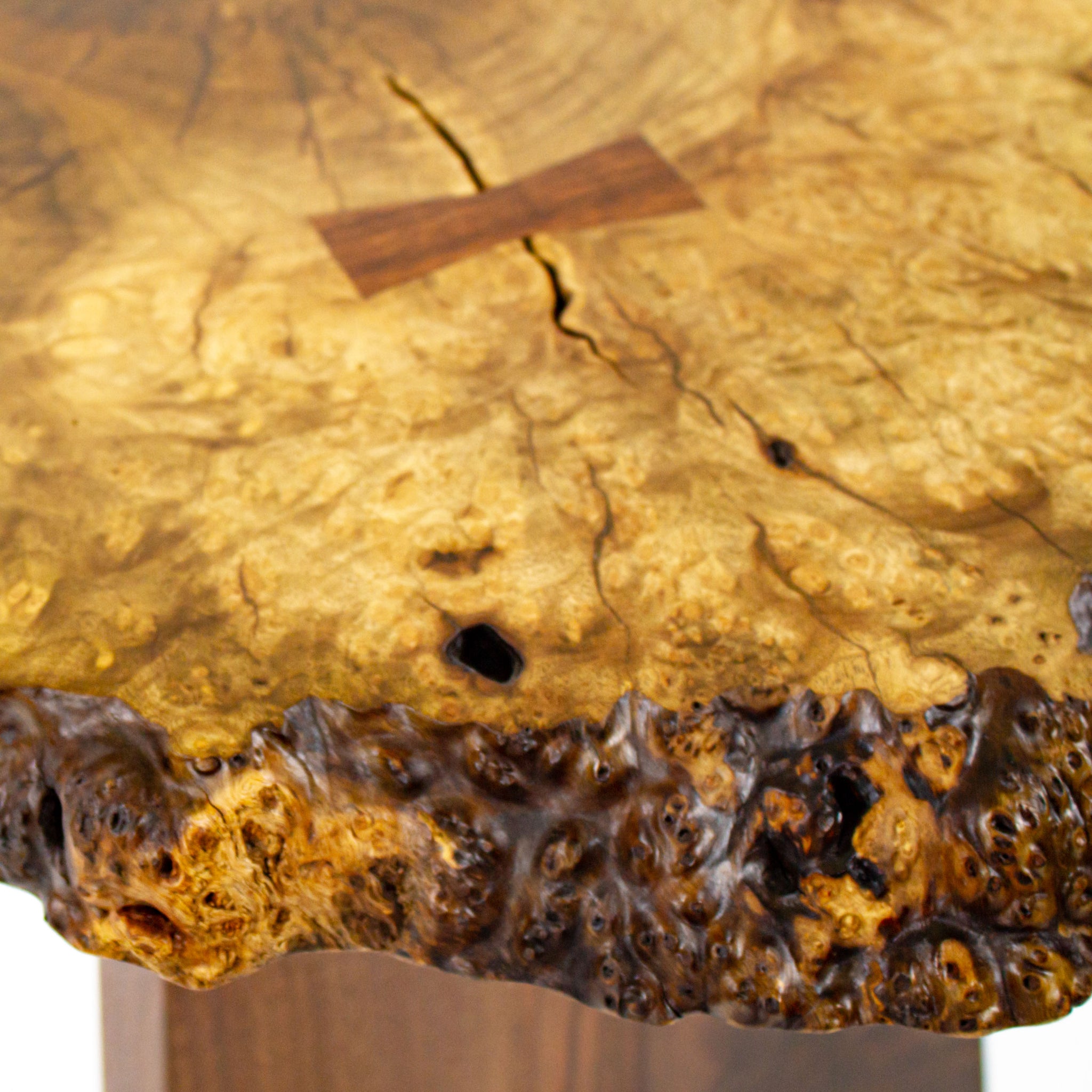 Mira Nakashima Myrtle Burl Minguren I Side Table George Nakashima Studio