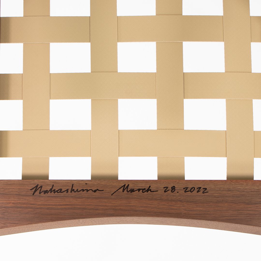 2022 Conoid Cushion Chairs by Mira Nakashima in Black Walnut