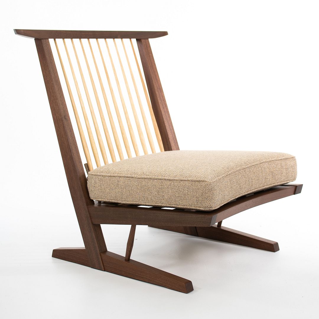 2022 Conoid Cushion Chairs by Mira Nakashima in Black Walnut