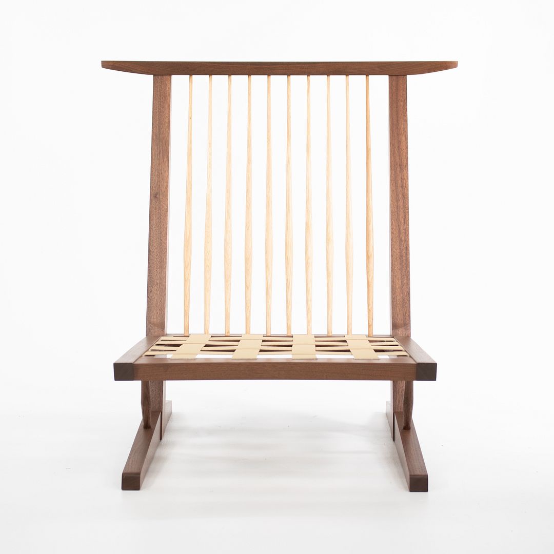 2022 Conoid Cushion Chairs by Mira Nakashima in Black Walnut