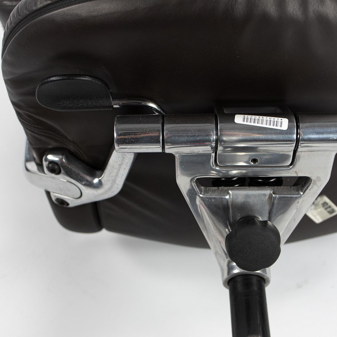 1980s Equa Chair by Bill Stumpf and Don Chadwick for Herman Miller in Dark Brown Leather