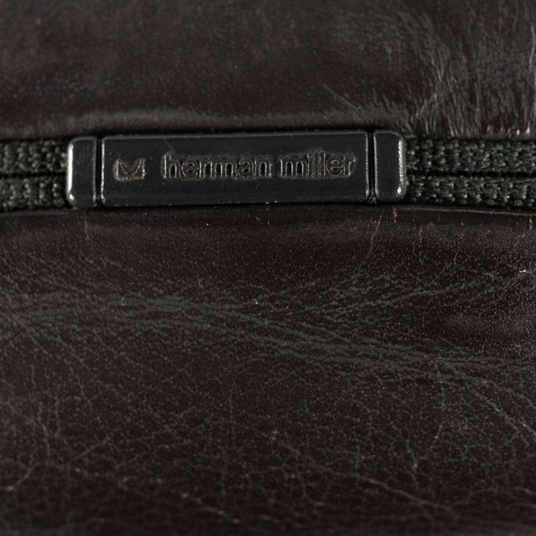 1980s Equa Chair by Bill Stumpf and Don Chadwick for Herman Miller in Dark Brown Leather