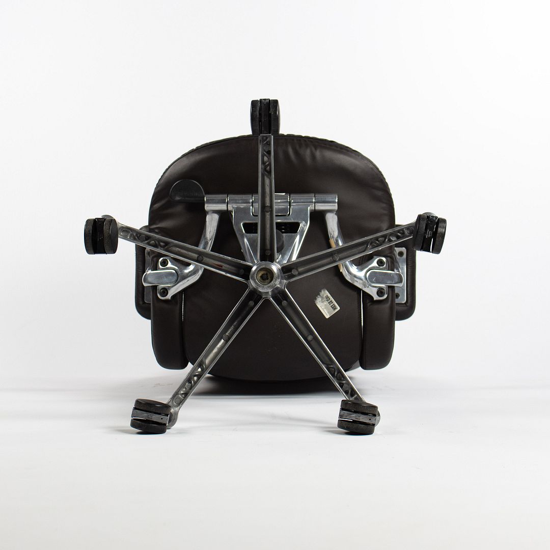 1980s Equa Chair by Bill Stumpf and Don Chadwick for Herman Miller in Dark Brown Leather