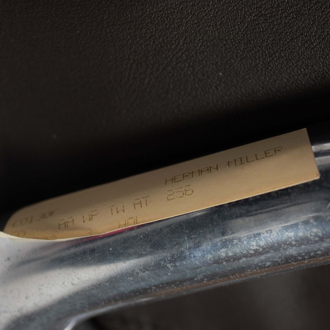 1980s Equa Chair by Bill Stumpf and Don Chadwick for Herman Miller in Dark Brown Leather