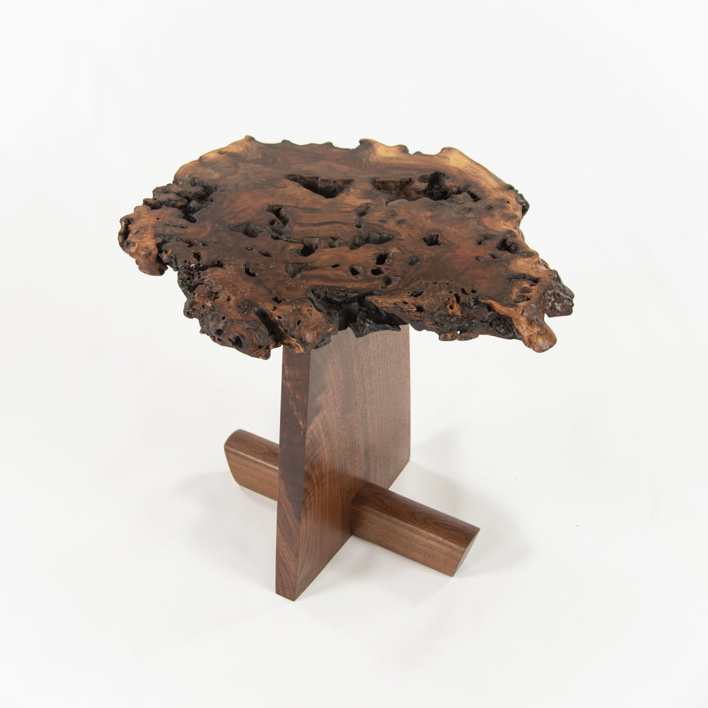 Mira Nakashima Claro Walnut Burl Minguren I Side / End Table George Nakashima Studio