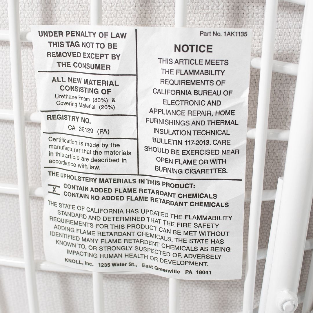 2021 Bertoia Counter Stool Model 426C by Harry Bertoia for Knoll in White with Full Upholstered Pad